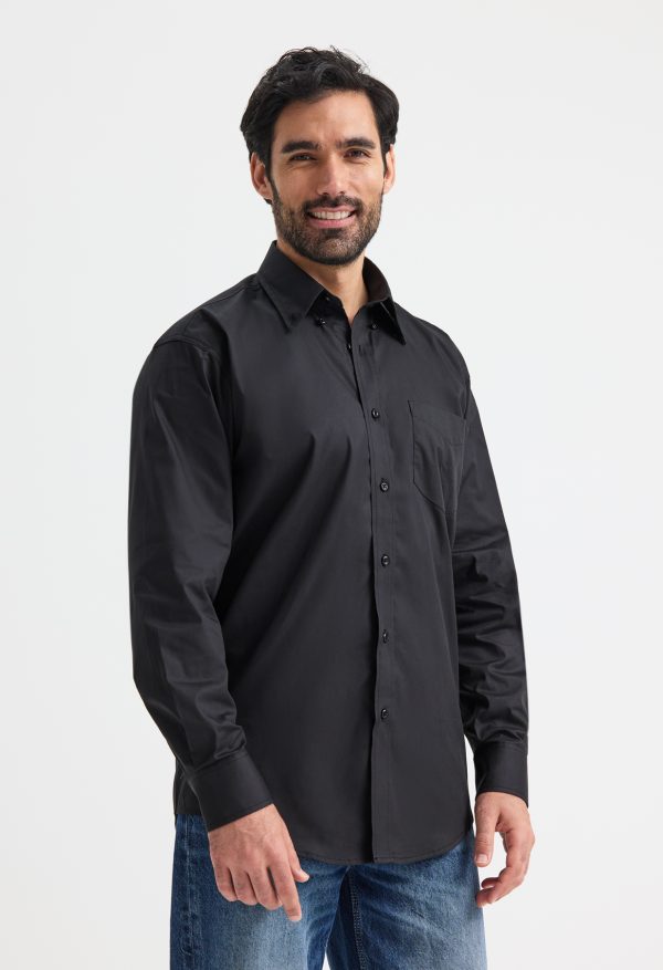 Uneek Mens Pinpoint Oxford Full Sleeve Shirt