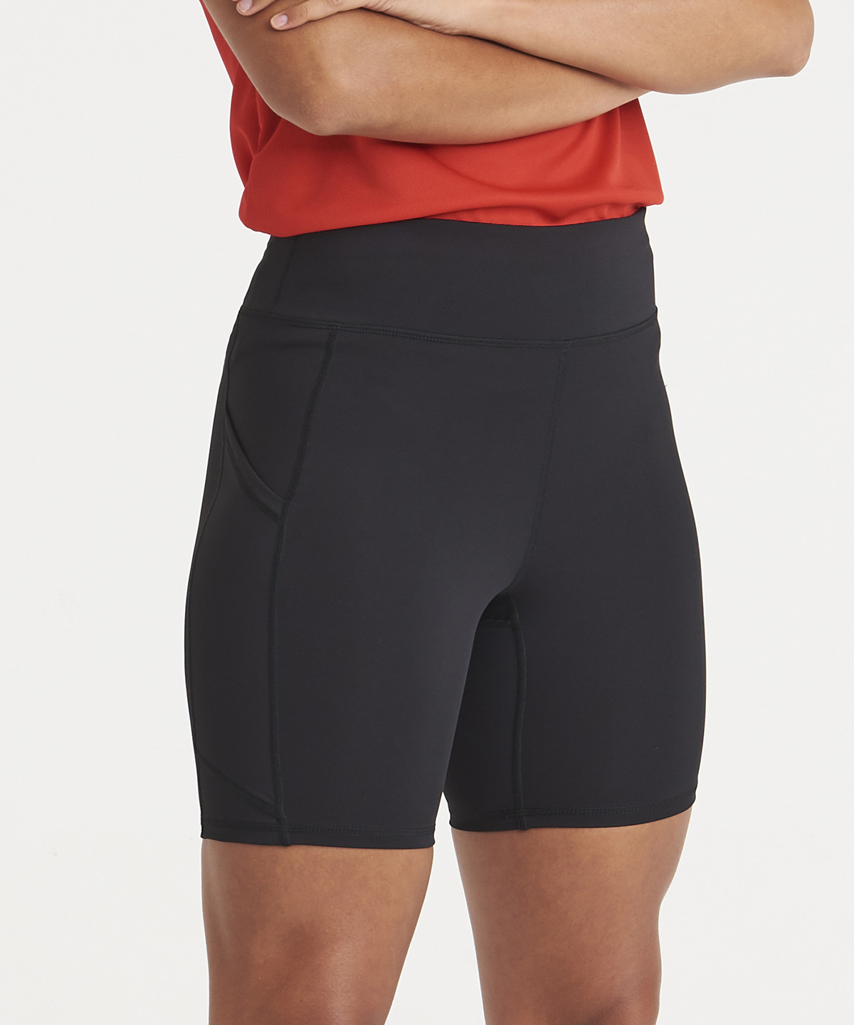 Womens recycled tech shorts