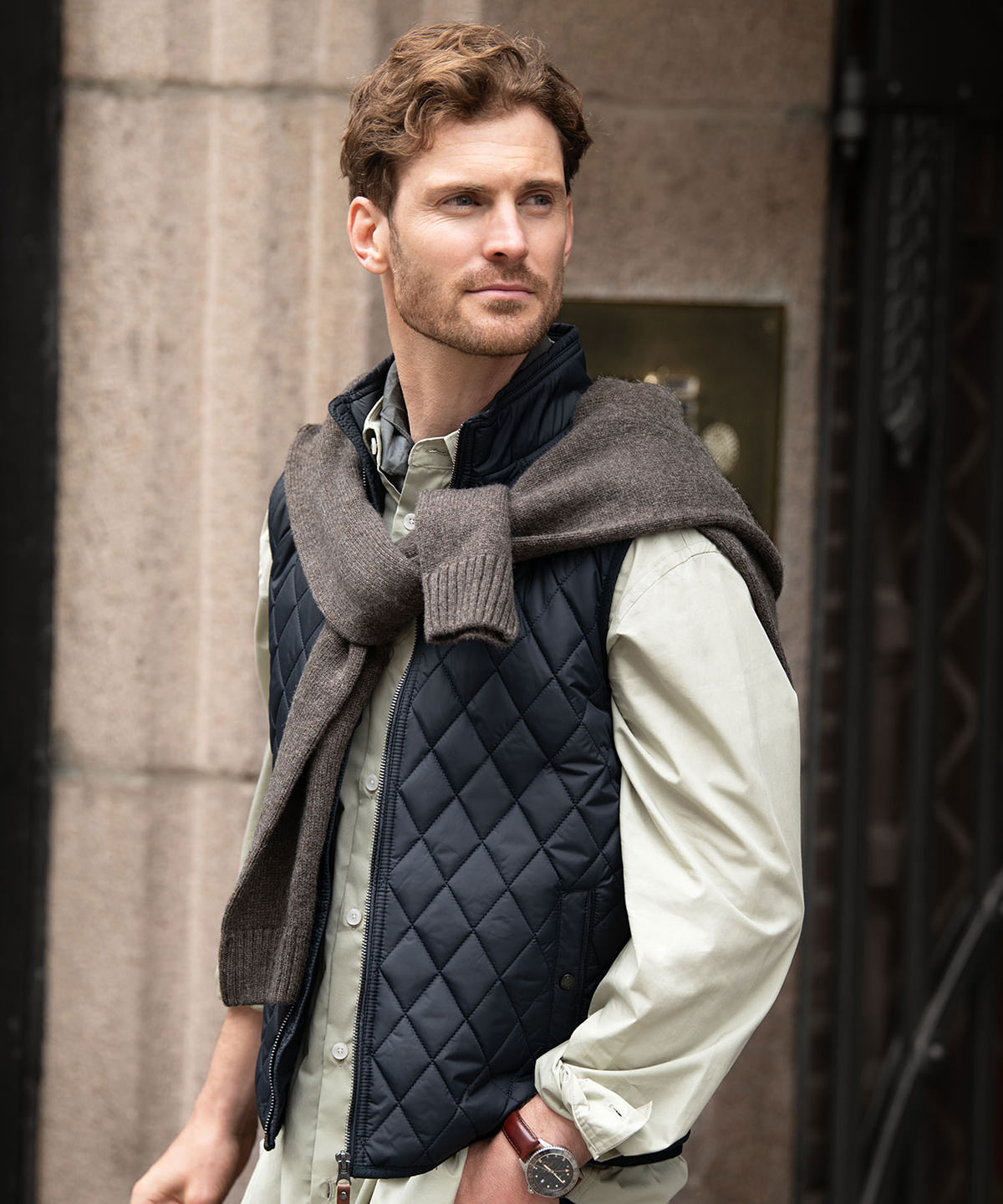 Camden  diamond quilted gilet