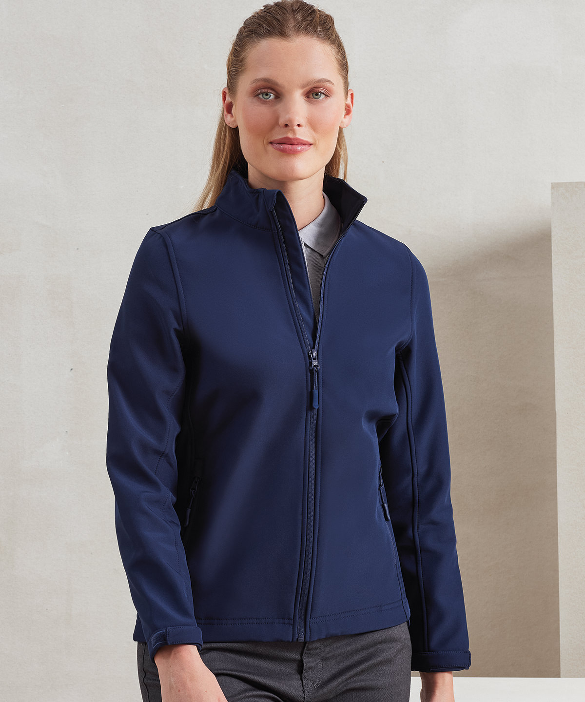 Womens Windchecker® printable and recycled softshell jacket