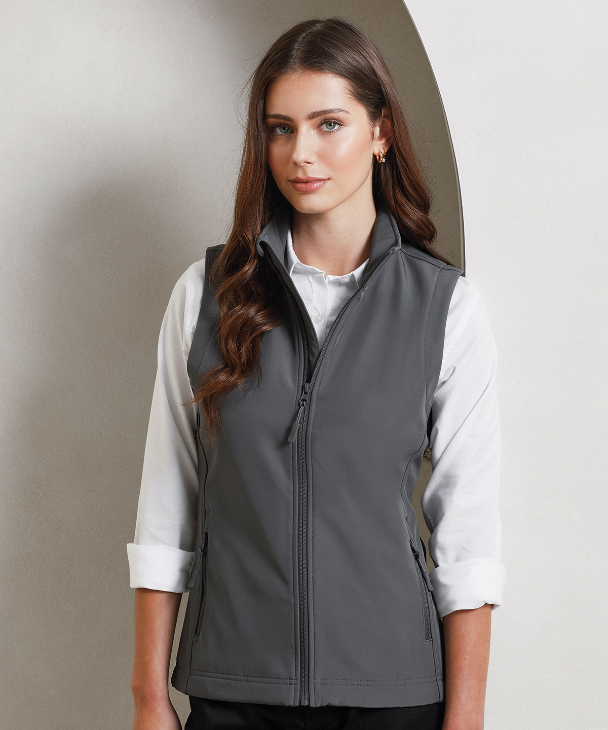 Womens Windchecker® printable and recycled gilet