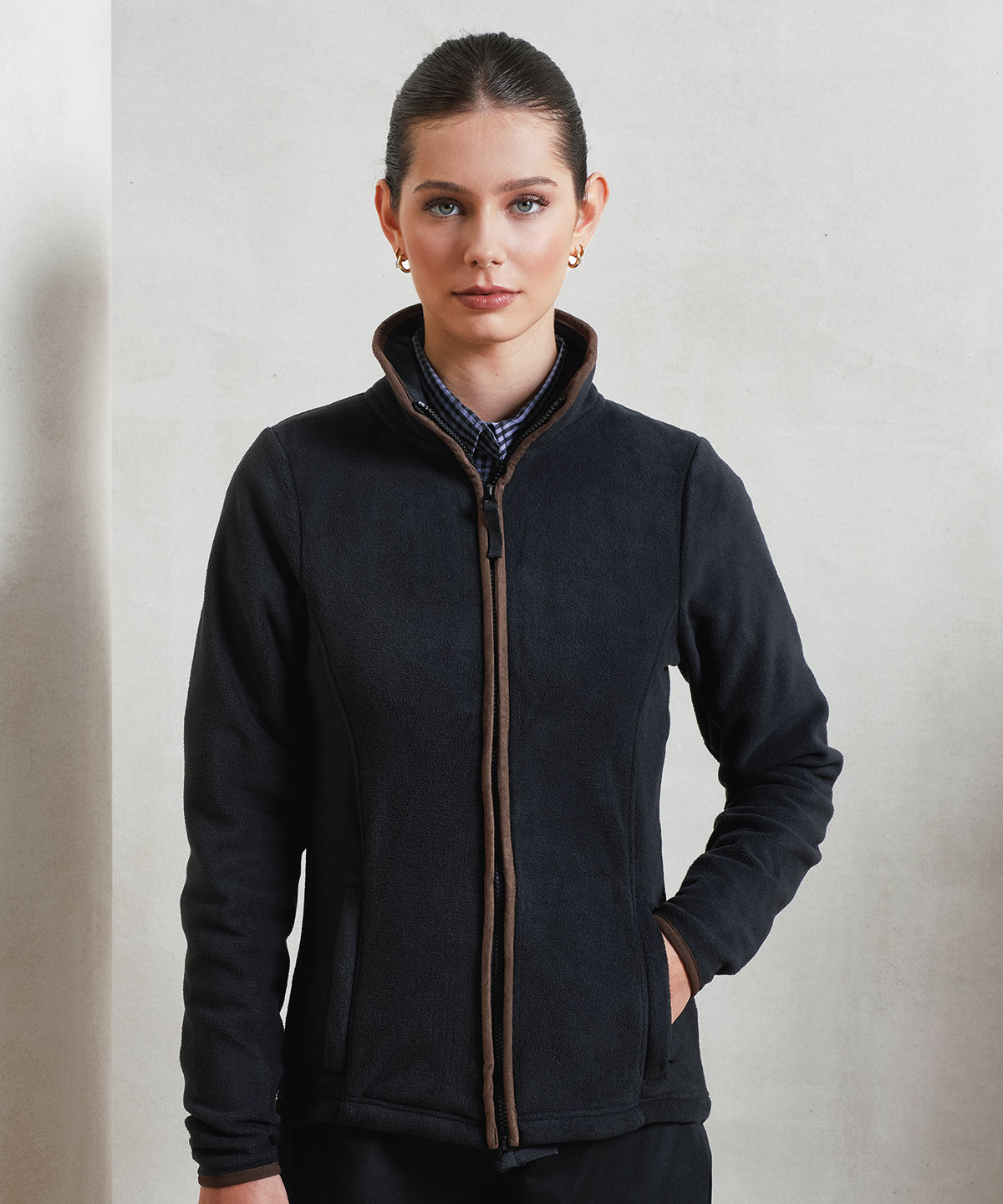 Womens artisan fleece jacket