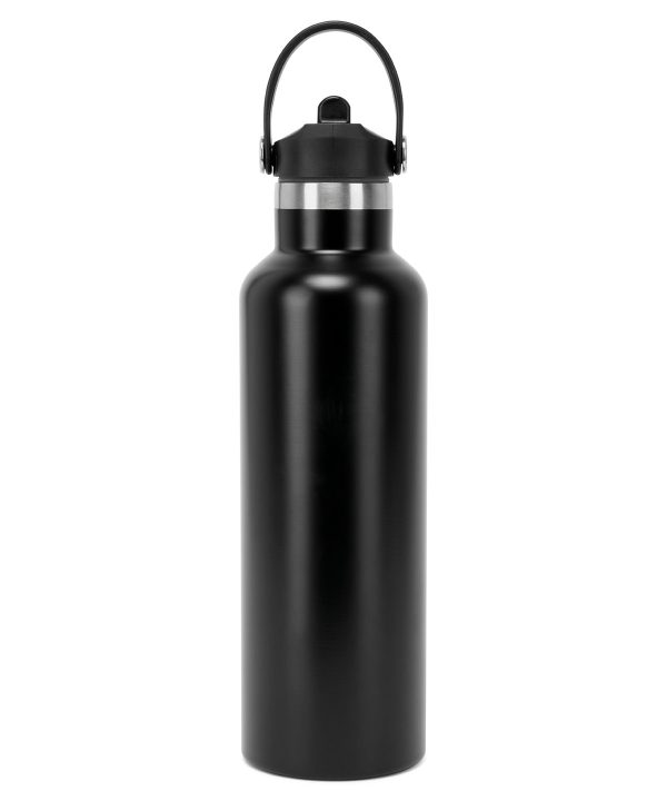 TriDri® Vacuum sports water bottle with flip-up straw