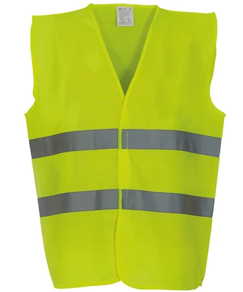 Yoko Hi Vis 2 Bands Vest
