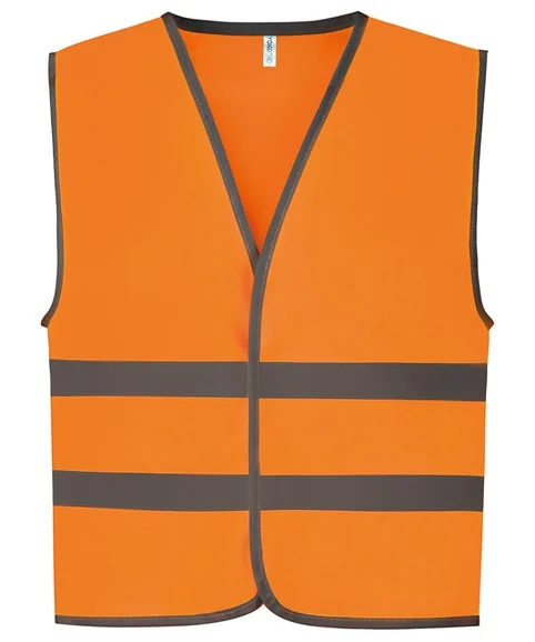 Hi Vis Reflective Border Kids Waistcoat