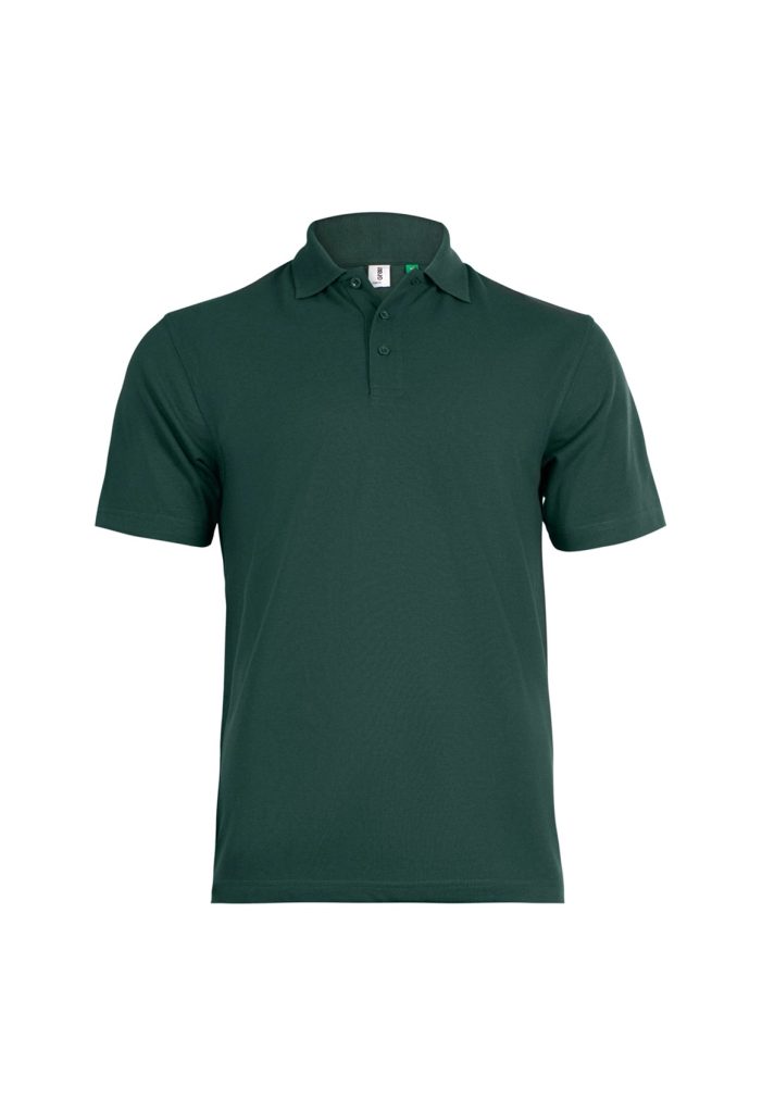GR11 Eco Poloshirt Bottle Green Front