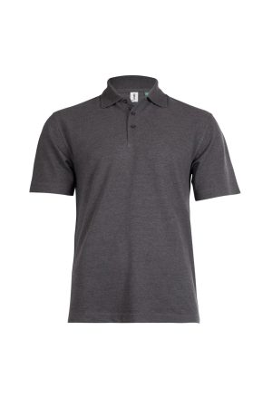 GR11 Eco Poloshirt Charcoal Front