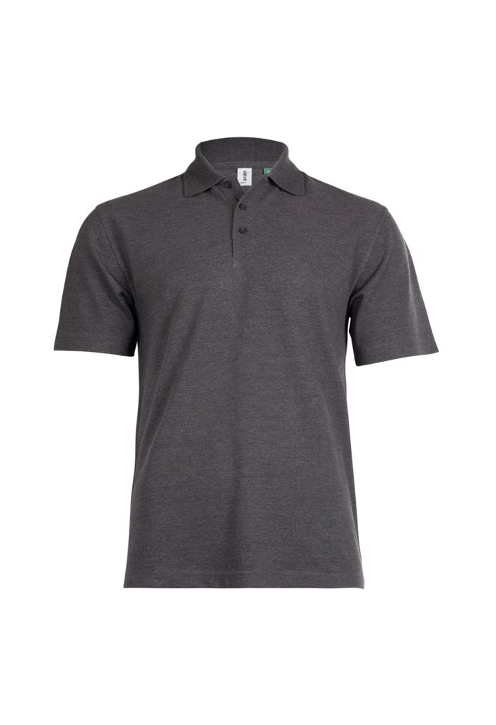 GR11 Eco Poloshirt Charcoal Front