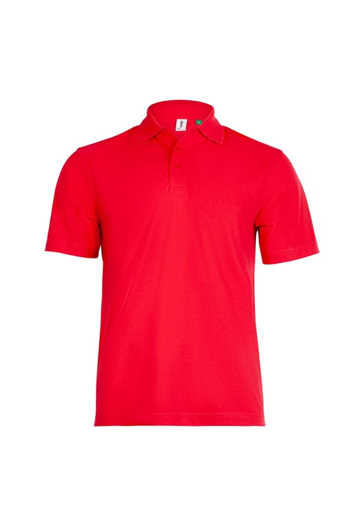 GR11 Eco Poloshirt Red Front