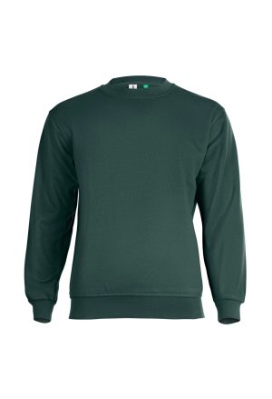GR21 Eco Sweatshirt Bottle Green Front