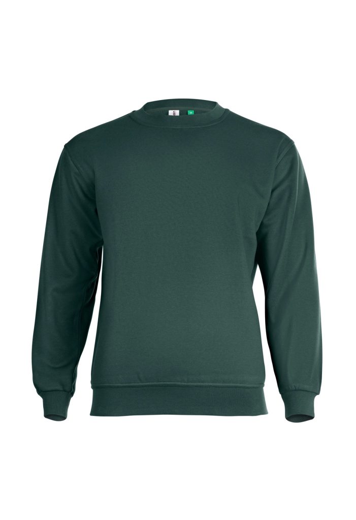 GR21 Eco Sweatshirt Bottle Green Front