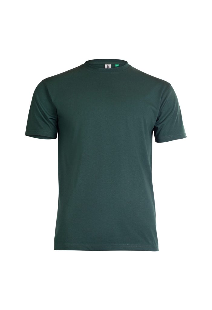 GR31 Eco T Shirt Bottle Green Front 1