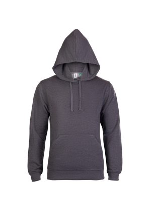 GR51 Eco Hoodie Charcoal Front