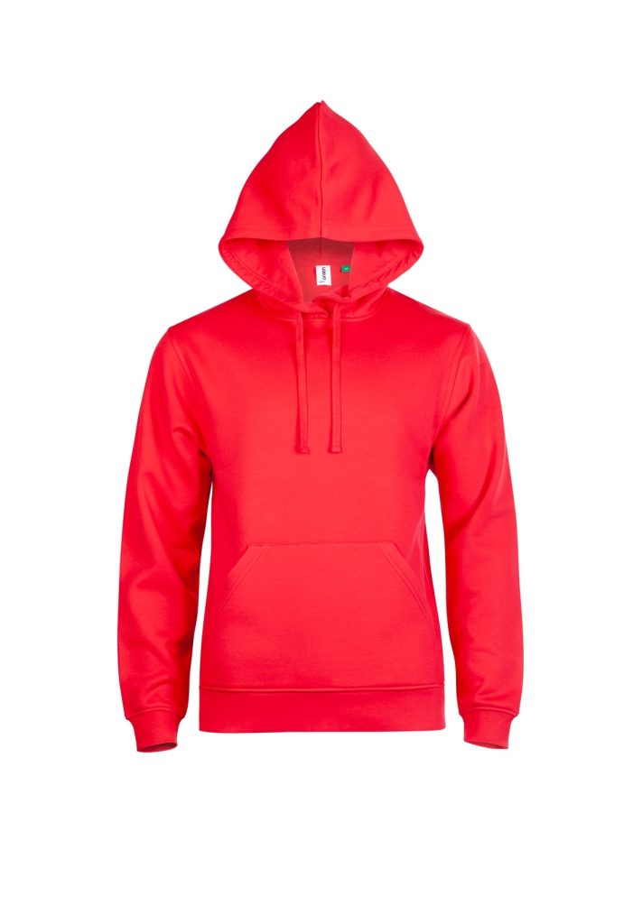 GR51 Eco Hoodie Red Front