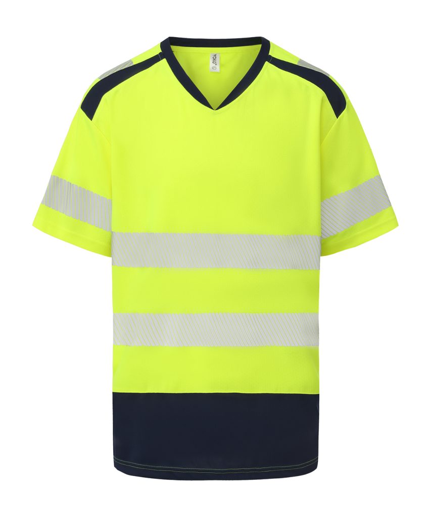 YK054 Hi visYellow Navy FT