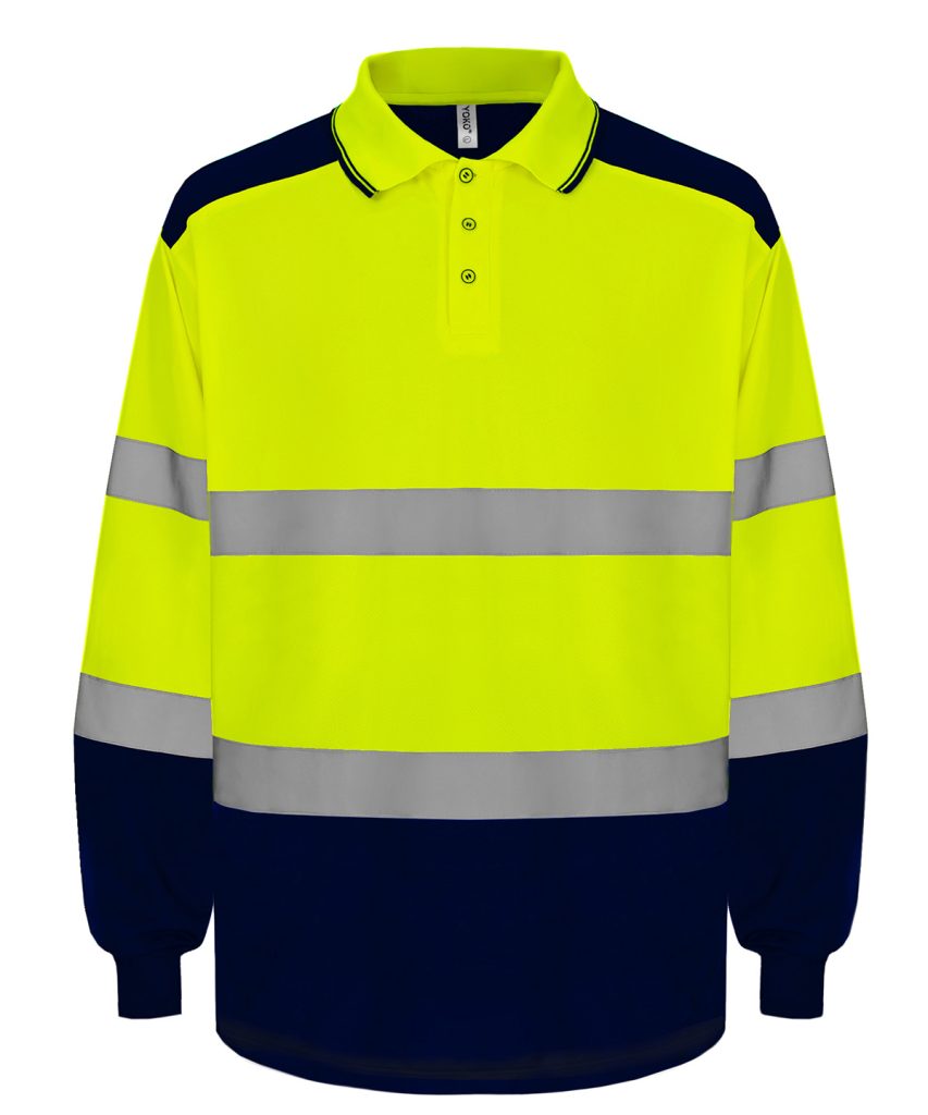 YK055 Hi visYellow Navy FT 2