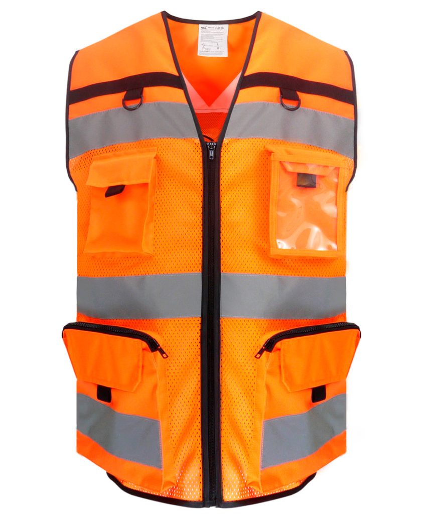 YK108 Hi visOrangeMesh FT 1