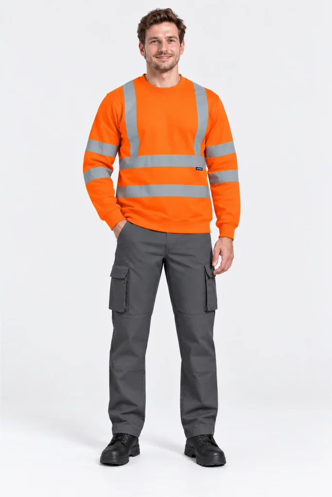 UC813 Orange on Male Model Front copy compressed